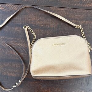 Michael Kors Gold Crossbody Bag